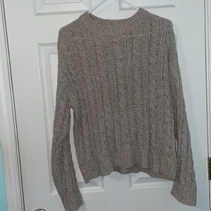 American eagle oatmeal colored sweater size M